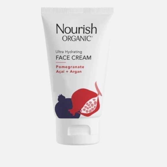 Nourish Organic face cream NEW‎ usda organic pomegranate acai and argan - Picture 1 of 5